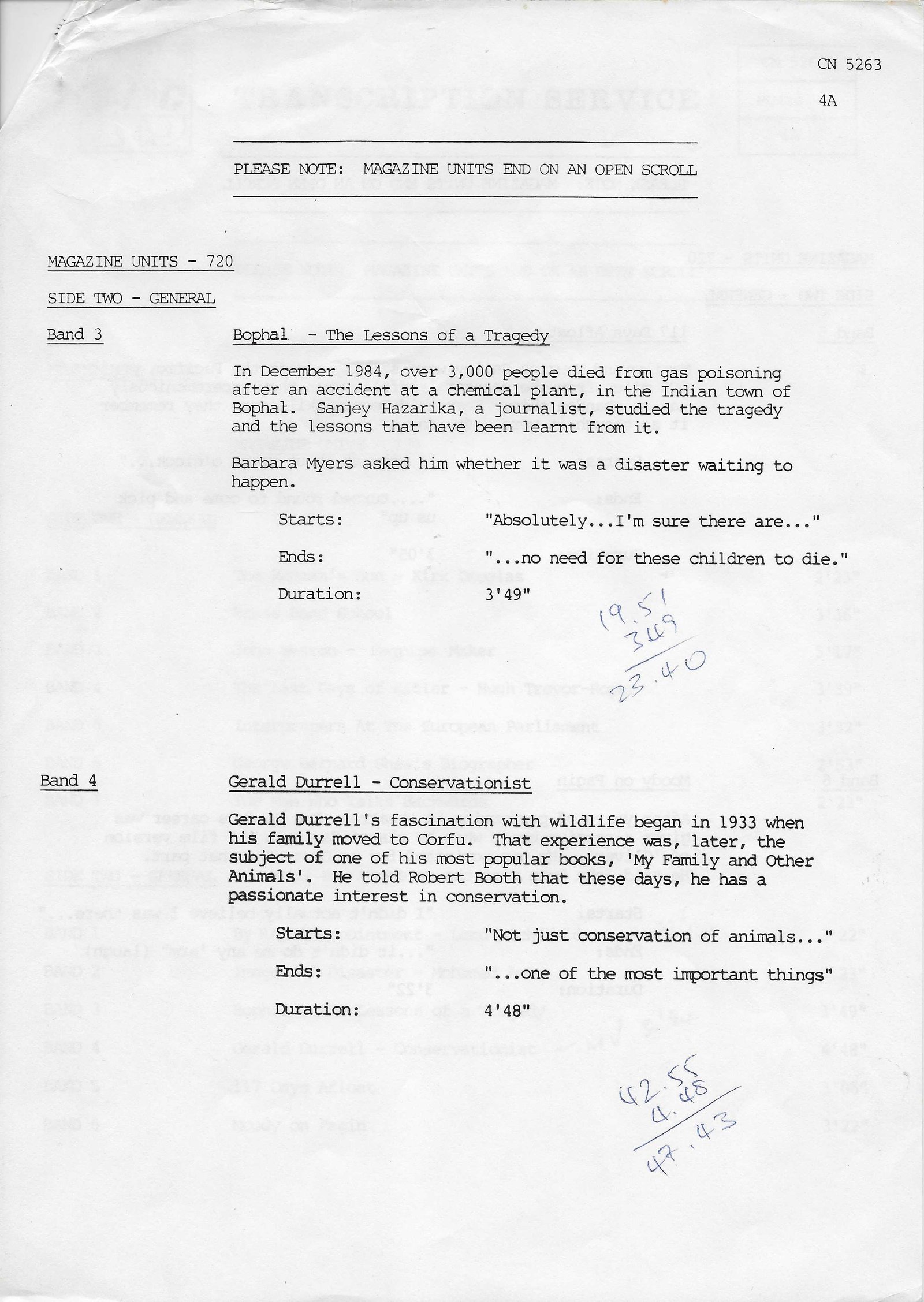 Inserts from CN 5263